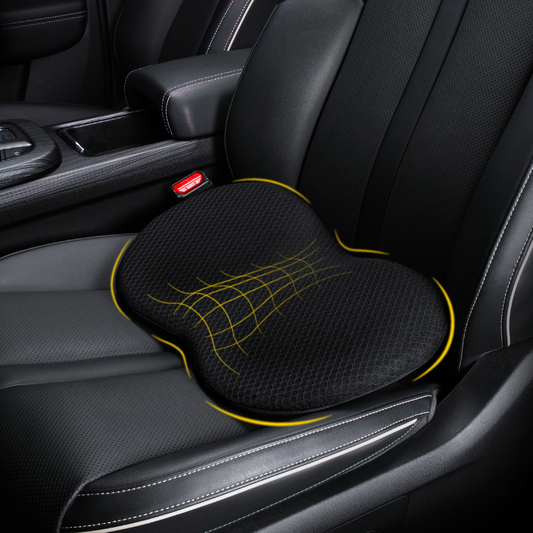 kingphenix Wedge Car Seat Cushion: Memory Foam Truck Seat Cushion for Car Seat Driver - Sciatica and Back Pain Relief - Enhancing Driving Comfort
