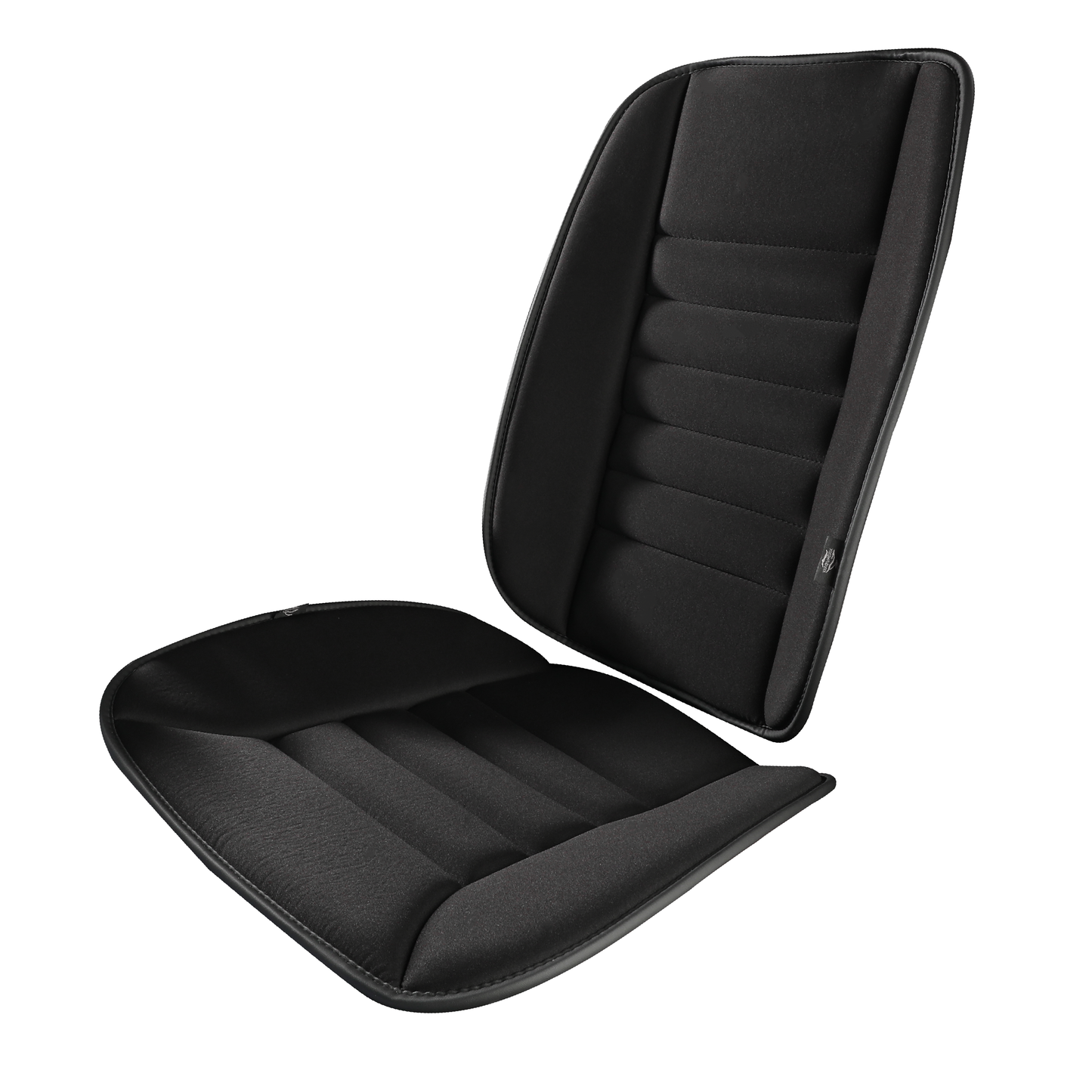 kingphenix Car Seat Cushion with Back Support Pillow: Enhanced Comfort Memory Foam Design for Pain Relief, Ideal for Drivers and Office Use - Ergonomic Lumbar Comfort for Long Sitting - Black